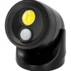 Outlet LED-ljus med rörelsesensor - 10,5 x 12,5 x 13,5 cm - Plast - 12 enheter - Säkerhetsbelysning Säkerhetslampor