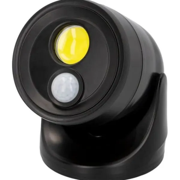 Discount LED-ljus med rörelsesensor - 10,5 x 12,5 x 13,5 cm - Plast - 12 enheter - Säkerhetsbelysning Säkerhetslampor