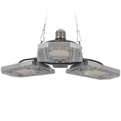 LED-odlingsljus för inomhusväxter - 297 LED-lampor, vikbar design med tre blad - Idealisk för växthus och suckulenter - 100-277V