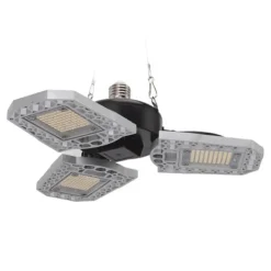 LED-odlingsljus för inomhusväxter - 297 LED-lampor, vikbar design med tre blad - Idealisk för växthus och suckulenter - 100-277V