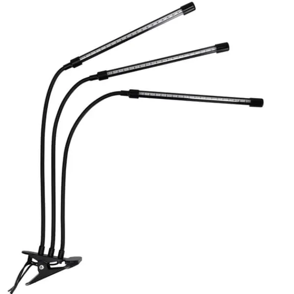 New LED-växtlampa 60 dioder TIMER 24 W för hemmaodling utan nätadapter Kit För Växt- & Örtplantering