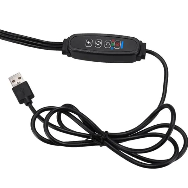 New LED-växtlampa 60 dioder TIMER 24 W för hemmaodling utan nätadapter Kit För Växt- & Örtplantering