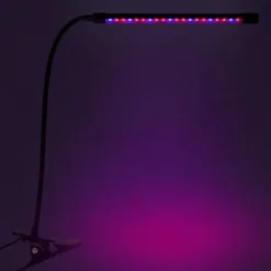 Discount LED-växtlampa 20 dioder TIMER 9 W för hemmaodling utan nätadapter Kit För Växt- & Örtplantering