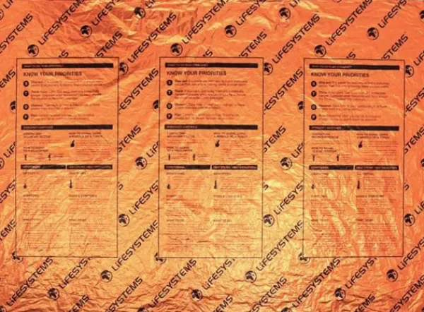 New LIFESYSTEMS HEATSHIELD BLANKET 42160, värmereflekterande filt överlevnad Beredskapsplaner