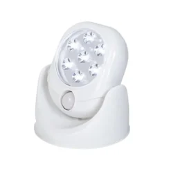 New Light AngelTrådlös LED-sensorLjus vit (rund) med rörelsesensor Säkerhetslampor
