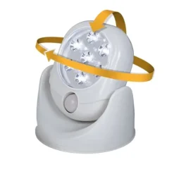 New Light AngelTrådlös LED-sensorLjus vit (rund) med rörelsesensor Säkerhetslampor