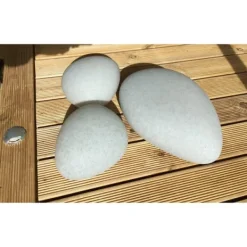 Clearance Lightson Stone XL 40 cm dekorativ sten Trädgårdsstenar & Klivstenar