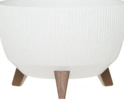 4Living Vas Roma Line med ben 40 cm vit