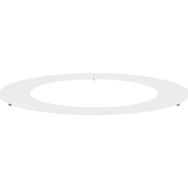 Clearance lämplig för Flat trädring Vit Ø60 / 90 cm Stål Buskar