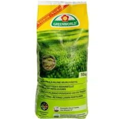 Långverkande gräsmattegödsel NPK 15+5+6 (+2+27) 10 kg