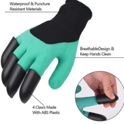Sale Lollanda Trädgårdshandskar med Klor/Handskar med Klor - Punkteringssäkra, Latex, för Grävning och Planterin Trädgårdsverktyg
