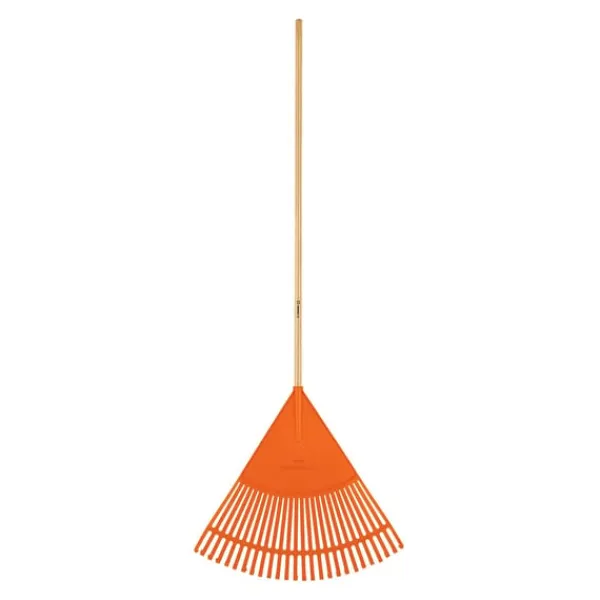 Lövkratta med träskaft och 26 flexibla pinnar, 142 cm Truper®