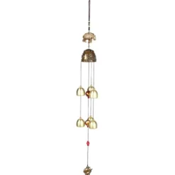Clearance Lycka till Feng Shui Color Elephant Wind Chimes - Kinesisk heminredning Vinddekoration