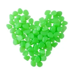 lysande stenar - set med 100 stycken gröna 8766