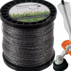 100m Trimmertråd / Trimmerlina - Lina för Trimmer - 2,4mm Trädgårdsmaskiner