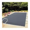 New 4m x 8m poolskydd, pool säkerhetsskydd, slitstarkt PVC-material, förbättrad säkerhet, skyddad mot skräp och löv, lätt att installera Pool- & Spatillbehör