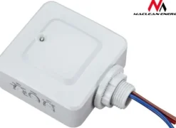 Discount Maclean infälld mikrovågsrörelsedetektor MCE137, 1200W räckvidd 4m-10m (MCE137) Rörelsedetektorer