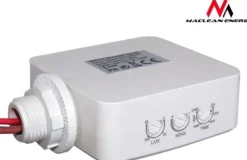 Discount Maclean infälld mikrovågsrörelsedetektor MCE137, 1200W räckvidd 4m-10m (MCE137) Rörelsedetektorer