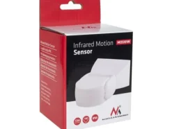 Maclean MCE201W PIR-rörelsesensor med 12 m räckvidd vit IP65