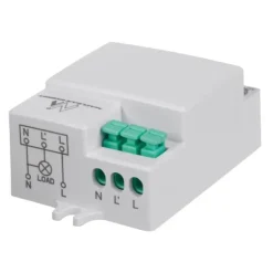 Outlet Maclean mikrovågsrörelsedetektor, 8m räckvidd, max 1200W, IP20, 5,8 GHz, MCE316 Rörelsedetektorer