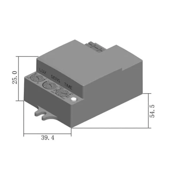 Outlet Maclean mikrovågsrörelsedetektor, 8m räckvidd, max 1200W, IP20, 5,8 GHz, MCE316 Rörelsedetektorer