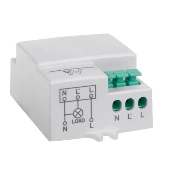 Outlet Maclean mikrovågsrörelsedetektor, 8m räckvidd, max 1200W, IP20, 5,8 GHz, MCE316 Rörelsedetektorer