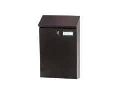 Mailbox Haushalt PD958, black, 25.4 cm x 9 cm x 43.1 cm Postlådor & Brevlådor