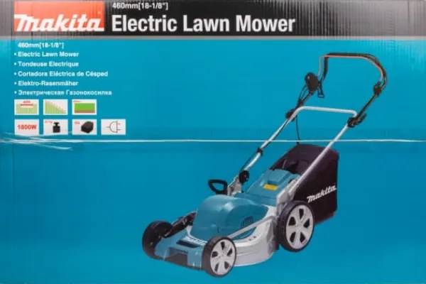 New ELM4620 - Gräsklippare - elektrisk - 1800 W - 2950 vpm - 46 cm - 27.7 kg Trädgårdsmaskiner