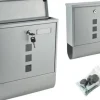 Malatec brevlåda silver