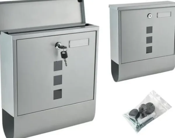 Malatec brevlåda silver
