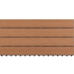 New Markplattor WPC 60x30 cm 6 st 1 m² brun - Markplatta - Markplattor - Home & Living Trädgårdsprydnader