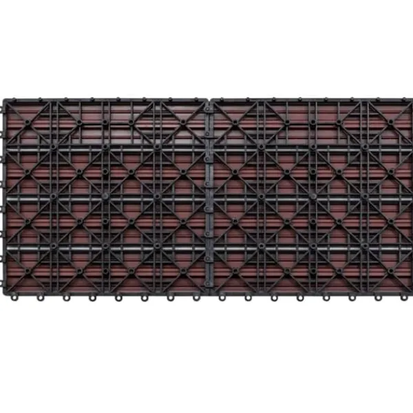 New Markplattor WPC 60x30 cm 6 st 1 m² brun - Markplatta - Markplattor - Home & Living Trädgårdsprydnader