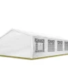 Hot Marquee trädgårdstält 5x8 m lusthus PE 350 N presenning 100 % vattentät vit Tält & Lusthus