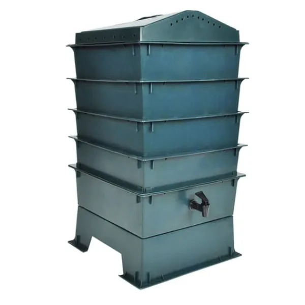 Clearance Maskkompost 4 brickor 42x42x60 cm Kompostering