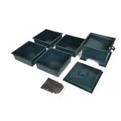Clearance Maskkompost 4 brickor 42x42x60 cm Kompostering