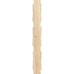 New Massivt granträ spaljéstaket - Trädgårdsstaket | Färg: Natur | Storlek: 180x80 cm, 5 st Valvbågar, Spaljéer, Bersåer & Pergolor