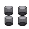 Hot Mesh Aquatic Plant Pot - Set om 4 för vattenträdgårdar Round shape Vattenväxter