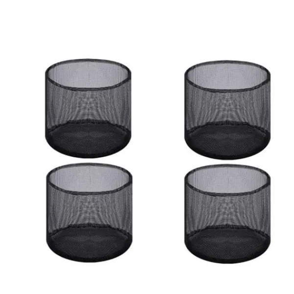 Hot Mesh Aquatic Plant Pot - Set om 4 för vattenträdgårdar Round shape Vattenväxter