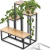 Online Metallstående blomställ för blommor, växter, krukor, industriell hylla 68 Växtställ