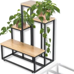 Online Metallstående blomställ för blommor, växter, krukor, industriell hylla 68 Växtställ