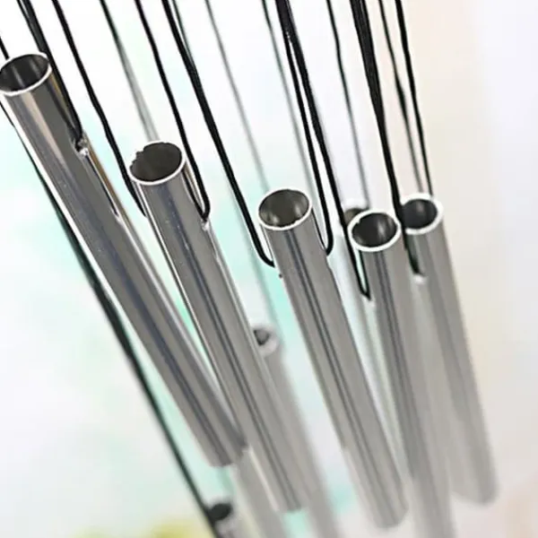 Best Metallvindspel med 12 aluminiumlegeringsrör Hängande Sympativindspel för Hem- och Trädgårdsdekoration Vinddekoration