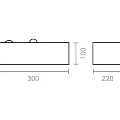 Clearance MICEL - 13384 - Brandsäkerhetsskåp med elektronisk lås, 4 AA-batterier och 2 nycklar Svart 300 x 220 x 100 mm Kassaskåp
