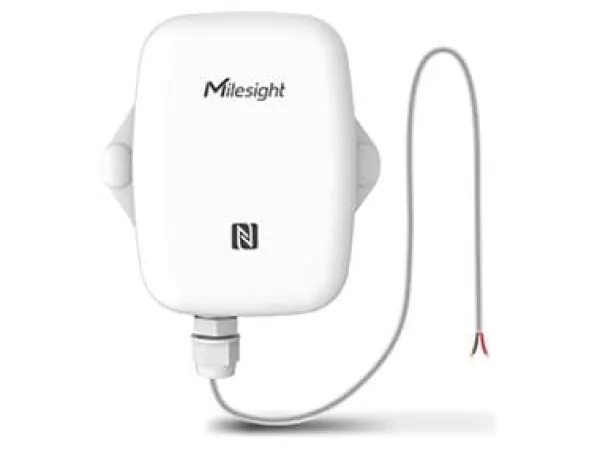 Milesight EM300-DI - Pulsräknarsensor - trådlös - NFC, LoRaWAN - 868 MHz - vit