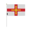 Mini Flagga - Guernsey - 30 x 45 cm - 50 stycken - Polyester - Lätt - Framsida/baksida