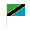 Discount Mini_flagga - icke specificerad - Tanzania - 30 x 45 cm - 50 stycken - hållbar polyester Flaggor & Vindstrutar