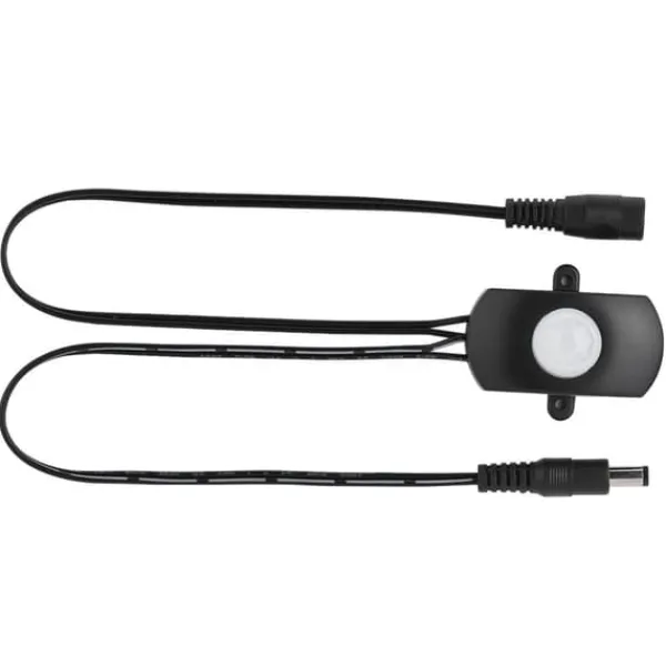Best Mini PIR Infraröd rörelsesensor detektorbrytare för LED Strip - Svart, 6-24V, 5A Rörelsedetektorer