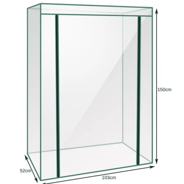 Hot Mini Växthus - 5-hyllor - 150x103x52 cm Växthus