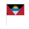 New Mini-flagga - Antigua och Barbuda - 30 x 45 cm - 100 stycken - Polyester - Lätt och robust Flaggor & Vindstrutar