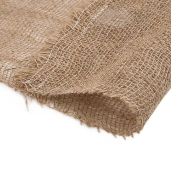 Best Mångsidig juterulle i 100% naturlig jute - Perfekt för dekoration och hantverk | Storlek: 1x50 m | 200 gsm Markduk & Fiberduk