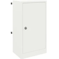 New Modern stålbrevlåda - Vattentät och säker med lås | Färg: Vit | Storlek: 30x23x55 cm Postlådor & Brevlådor